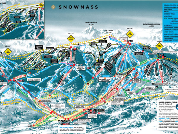 aspen ski-trail-map - Ski portal